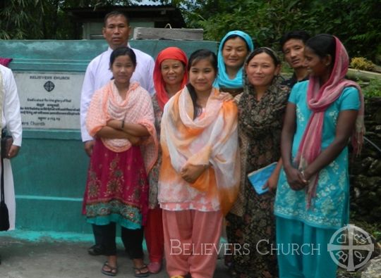 Water tank installed by Believers Church Sikkim