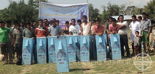 BioSand Water Filter Distribution in Dhemaji Benefits 30 Families