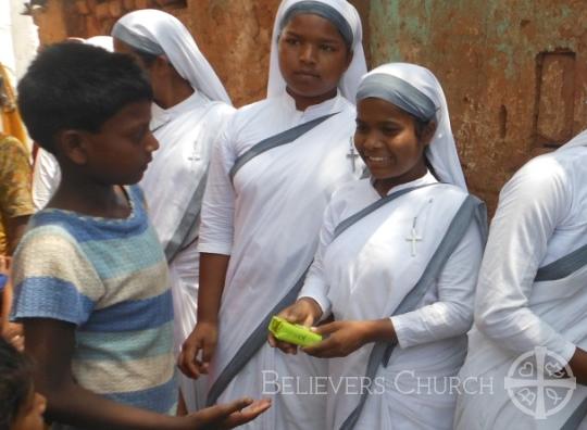 Believers Church Jasidih Diocese distributes soap on World Health Day