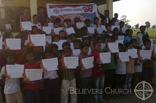 80 Children Attends VBS Program in Changlang