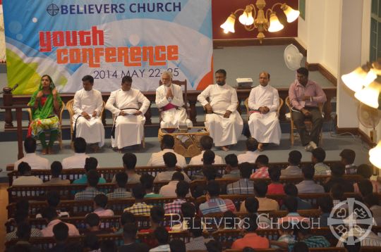 Believers Church Niranam Diocese youth meeting with Bishop Dr. Samuel Mathew