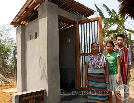Diocese of Agartala  Dedicates 50 Toilets to the Needy Community