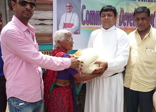 112 Widows Receive Rations on International Widows Day