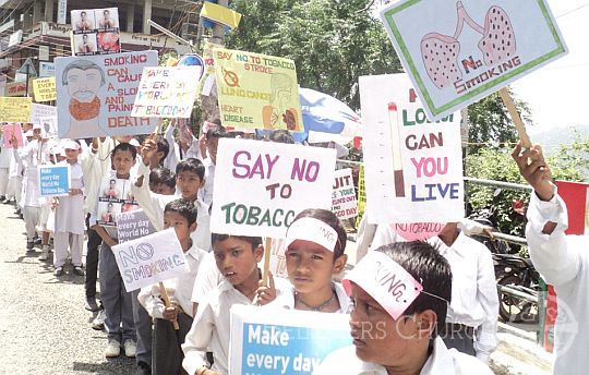 Himachal Pradesh Conducts Anti- Tobacco Awareness Rally