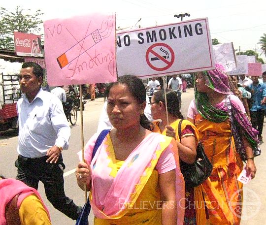 World No Tobacco Day Observes Awareness Rally in Tezpur Diocese