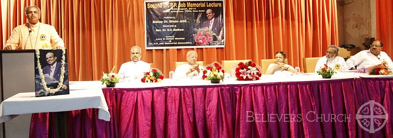 Bishop Dr. Simon John Addresses the “Second Dr. P.P. Job Memorial Lecture”