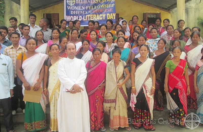 Diocese of Dhemaji Raises the Message ‘Each One Teach One’ on International Literacy Day