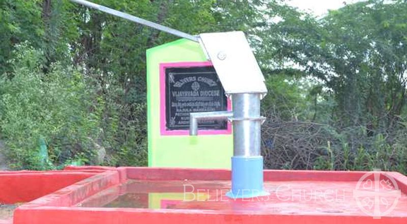 Water-Scarce Village Receive New Bore Well in Diocese of Vijayawada 
