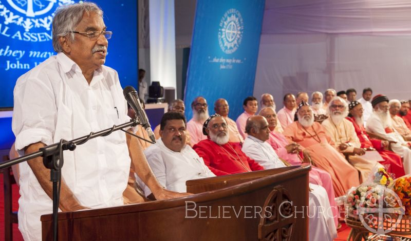 Chief Minister Inaugurates New Housing Project of Believers Church with Dr. K.P. Yohannan, Metropolitan