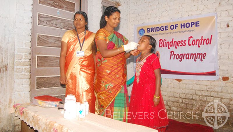 Diocese of Chennai Distributes Vitamin A Tablets to Control Blindness