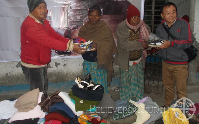 Believers Church Sikkim Distributes Food and Clothes to Lepers on World Leprosy Day 