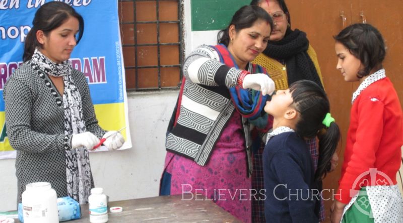 Believers Church Uttarakhand Distributes Vitamin Tablets to Control Blindness
