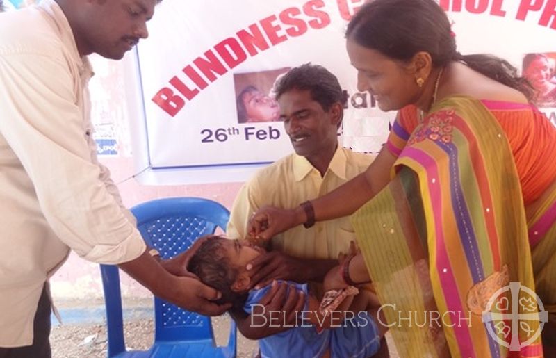 Over 1,100 Children in Diocese of Vizag Receives Vitamin Supplies to Prevent Blindness