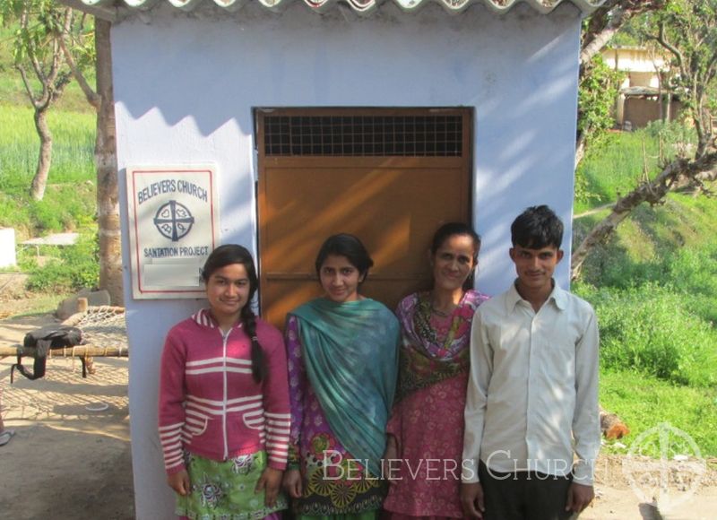 Believesr Church Uttarakhand Gives Sanitation Facilities to 12 Families