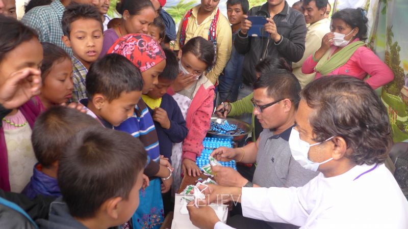 400 Earthquake Victims Receive Food and Shelter in Diocese of Kathmandu