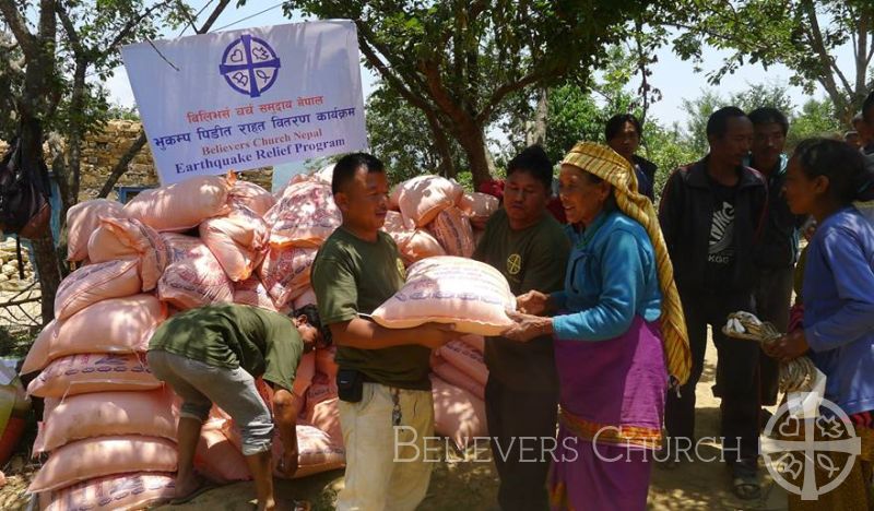 Diocese of Kathmandu Distributes  Over 4,100 kg of Relief Supplies in Kathmandu District