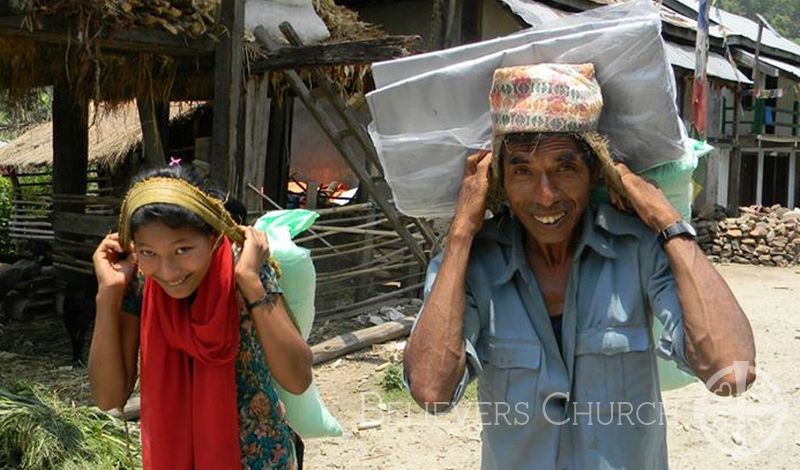 Diocese of Kathmandu Distributes Food Supplies and Plastic Tents to 170 Families in Kavre District