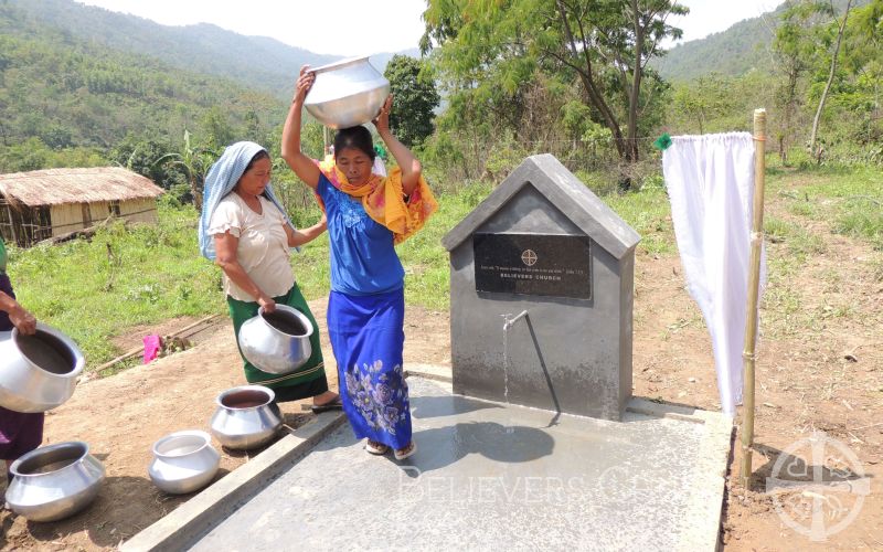 Diocese of Imphal Provides Clean Drinking Water in Two Hill-Villages