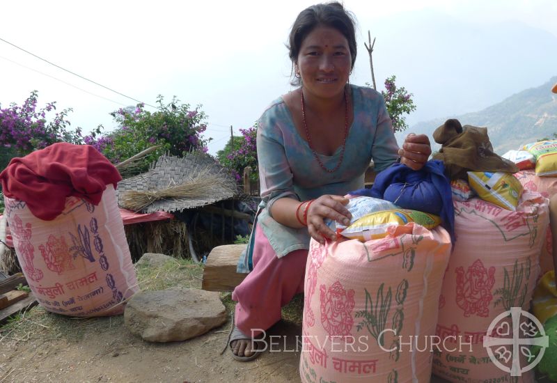 Diocese of Kathmandu Reaches Out to 76 Earthquake Hit Families With Relief Aid