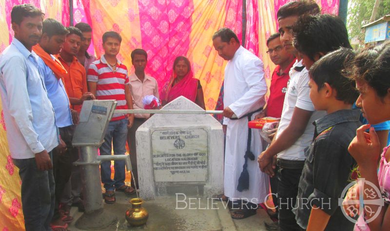 Believers Church Installs a New Bore Well in a Farming Village