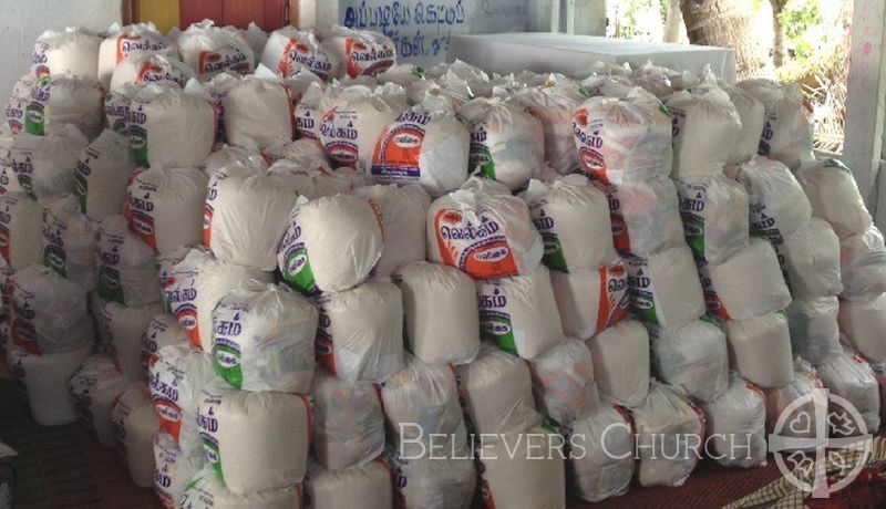 500 Flood-Hit Families Receive Free Rations Supplies in Diocese of Chennai