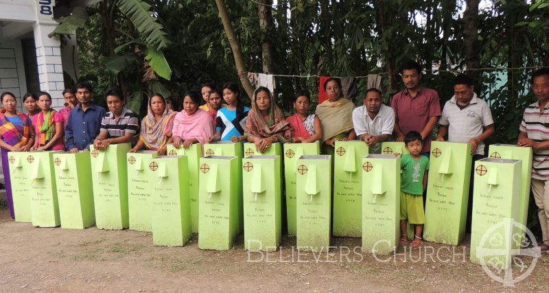 Diocese of Imphal Gifts BioSand Water Filters to 29 Families
