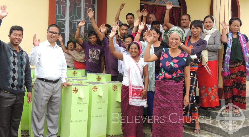 29 Families Receive New Water Filters in Diocese of Imphal
