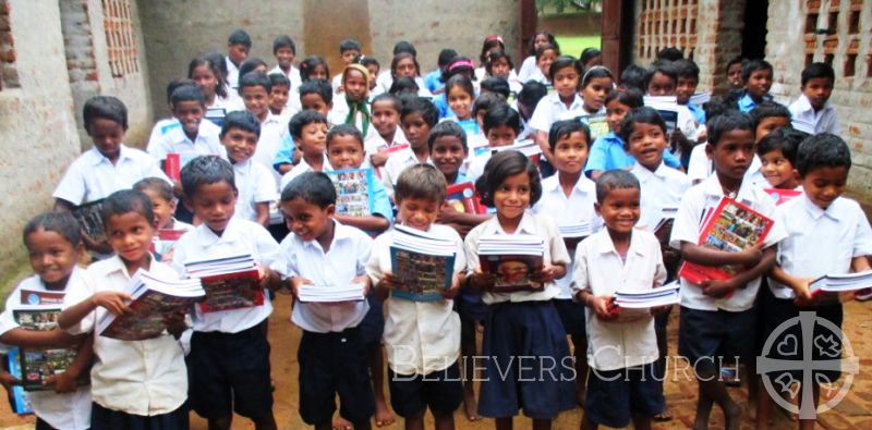Diocese of Jasidih Gifts New School Bags and Other Supplies to Underprivileged Children