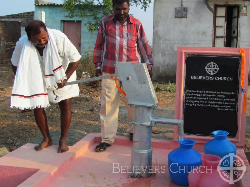 Diocese of Chennai Dedicates a New Bore Well in a Water-Scarce Village