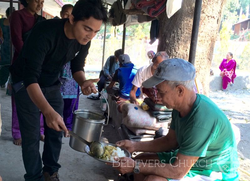 Diocese of Kathmandu Feeds the Hungry on Founder’s Day