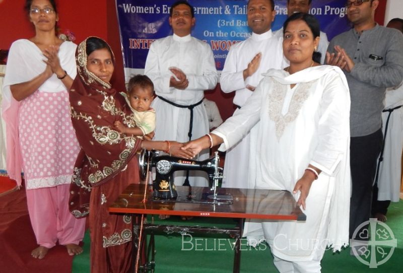 Diocese of Ranchi Helps 34 Women on International Women’s Day