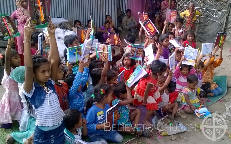 Diocese of Siliguri Provides School Supplies to Children in a Leprosy Colony