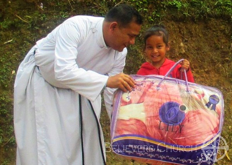 16 Families Receive Warm Clothes in Sikkim