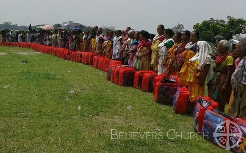 Believers Church Gifts Blankets to Widows and Elderly Women on Mother’s Day