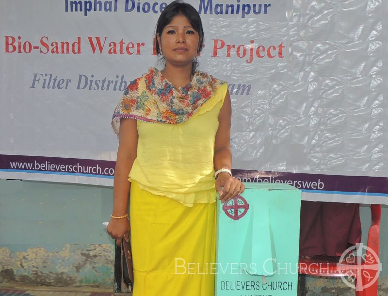 Diocese of Imphal Distributes BioSand Water Filters to 30 Families