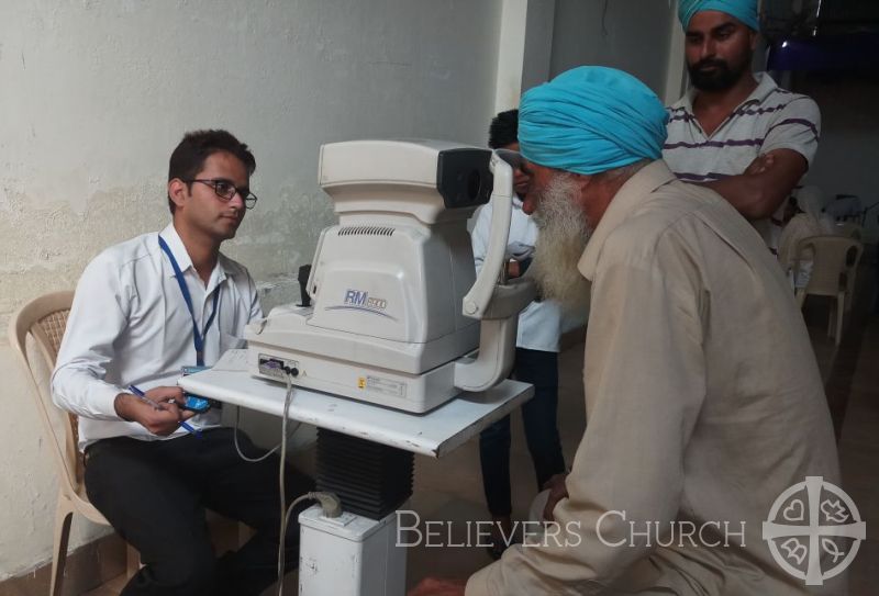 Diocese of Amritsar Holds Free Eye Camp